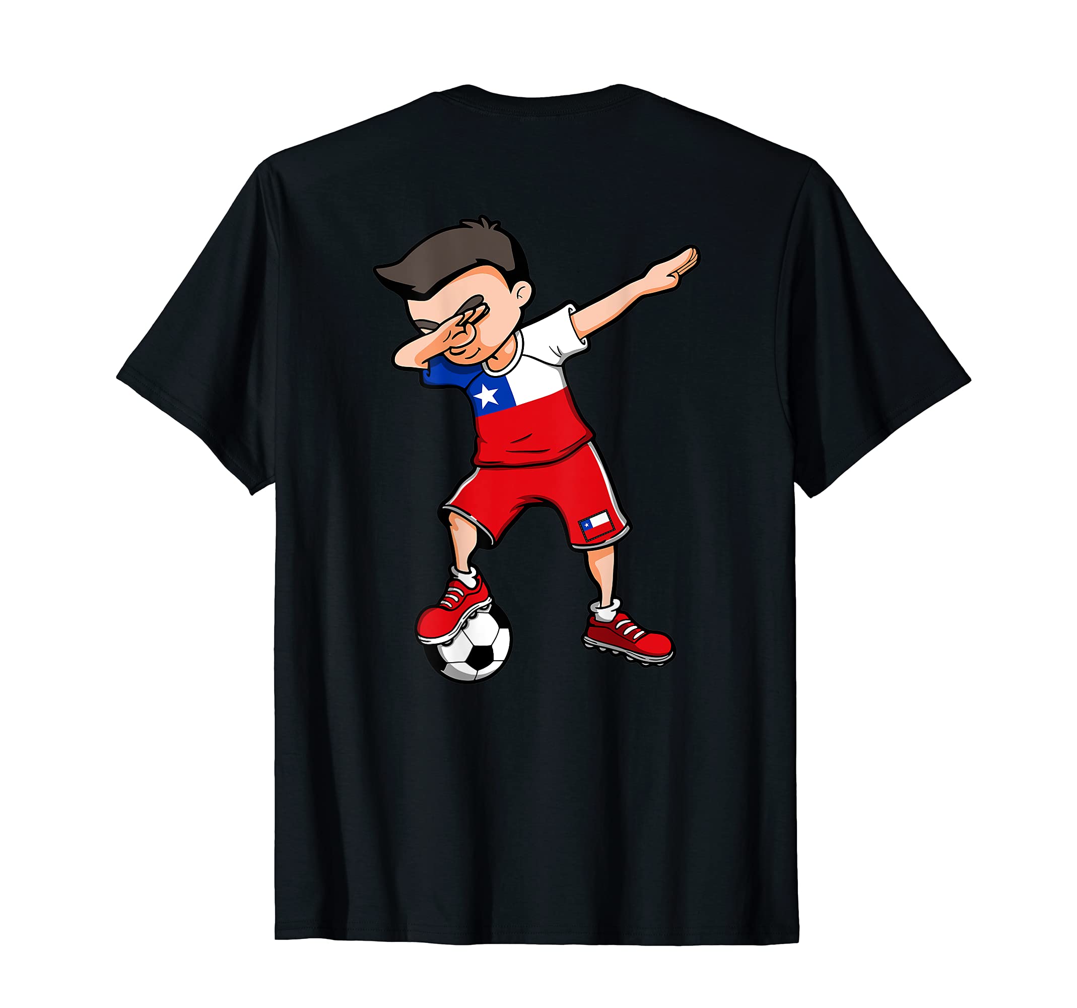 Dabbing Soccer Chile Jersey Chilean T-Shirt - Minimalist Print Men Women - T-Shirt, Sweatshirt, Hoodie