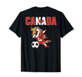 Dabbing Unicorn Canada Soccer Fans Jersey T-Shirt - Unique Graphic Unisex - T-Shirt, Sweatshirt, Hoodie