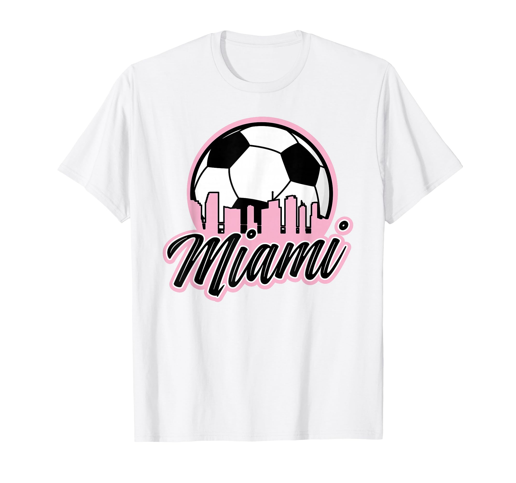 Miami Soccer Fans Related Products T-Shirt - Minimalist Print Unisex - T-Shirt, Sweatshirt, Hoodie