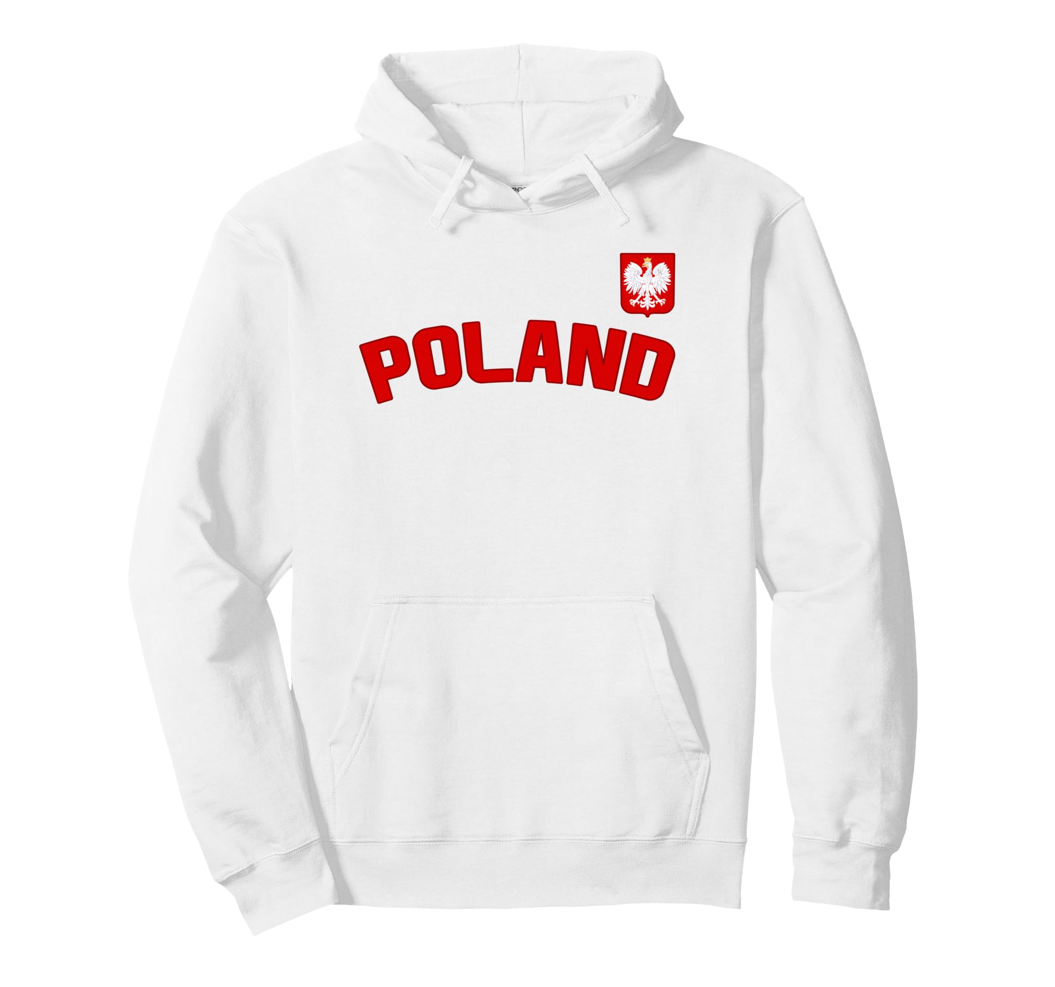 Poland Flag Polish Pride Polska Hoodie - Novelty Apparel for Adults - T-Shirt, Sweatshirt, Hoodie