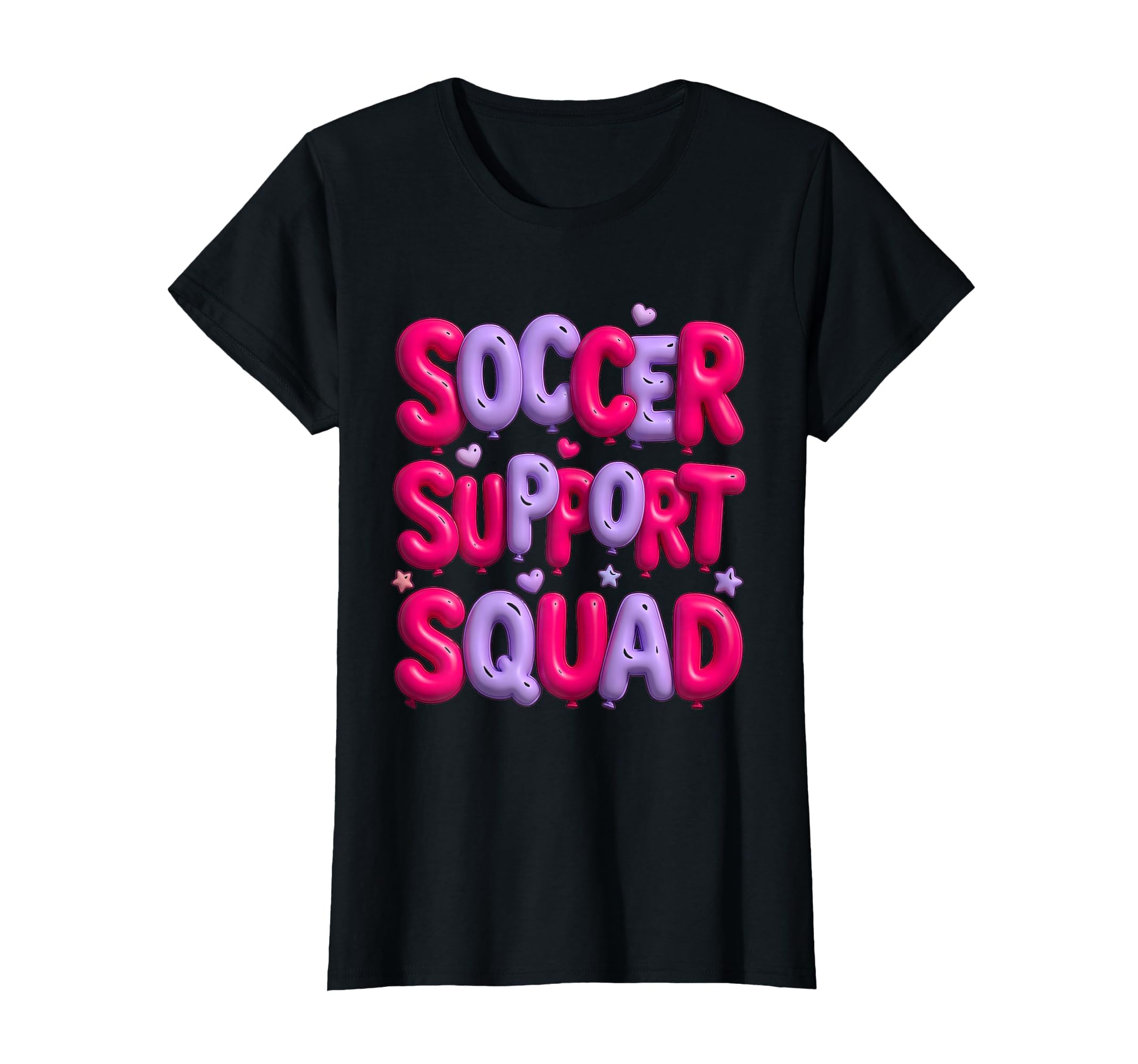 Soccer Support Squad Proud Soccer T-Shirt - Casual Everyday Wear Men Women - T-Shirt, Sweatshirt, Hoodie