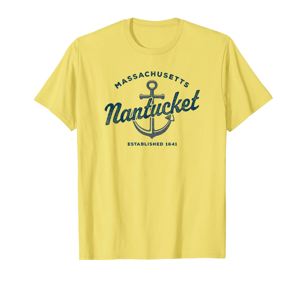 Nantucket Island Massachusetts Boat T-Shirt - Custom Art Print for Adults - T-Shirt, Sweatshirt, Hoodie