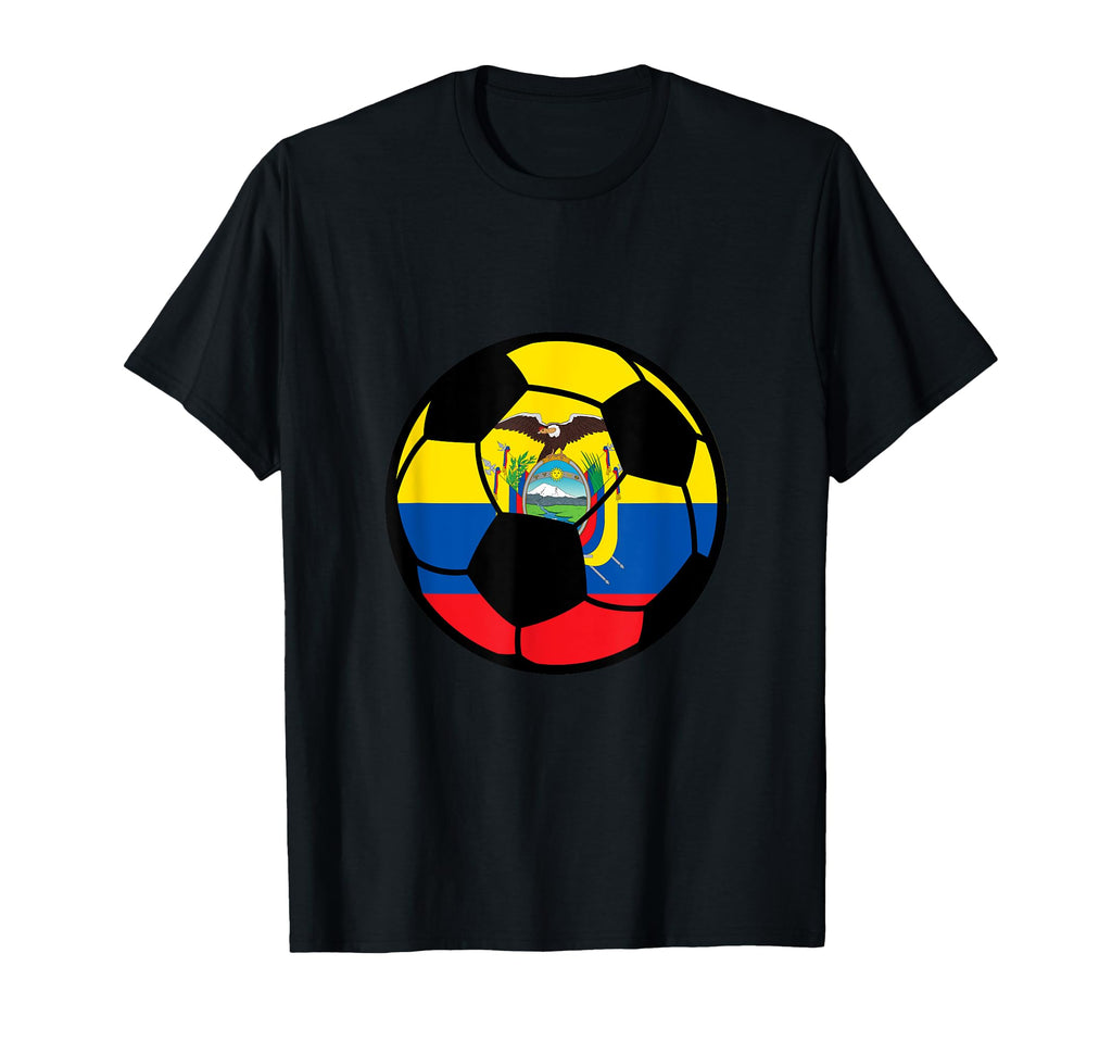 Ecuador Flag Soccer Fans Football Lovers T-Shirt - Graphic Print Men Women - T-Shirt, Sweatshirt, Hoodie