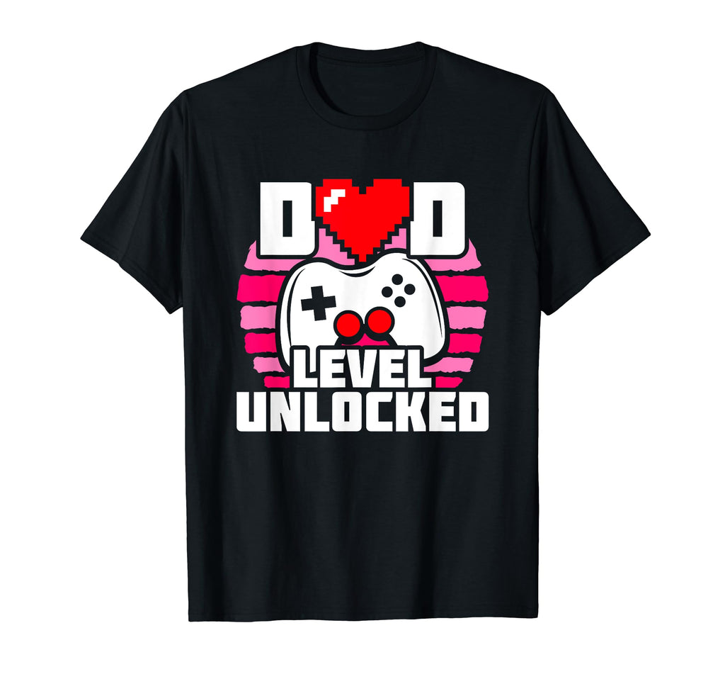 New Dad Level Unlocked Gamer Dad T-Shirt - Trendy Graphic Unisex - T-Shirt, Sweatshirt, Hoodie