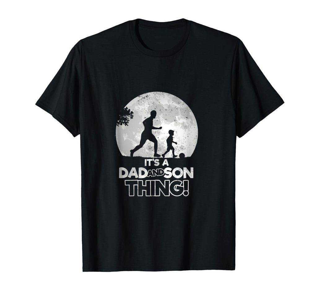 Father And Son Soccer Matching Its T-Shirt - Custom Art Print for Adults - T-Shirt, Sweatshirt, Hoodie