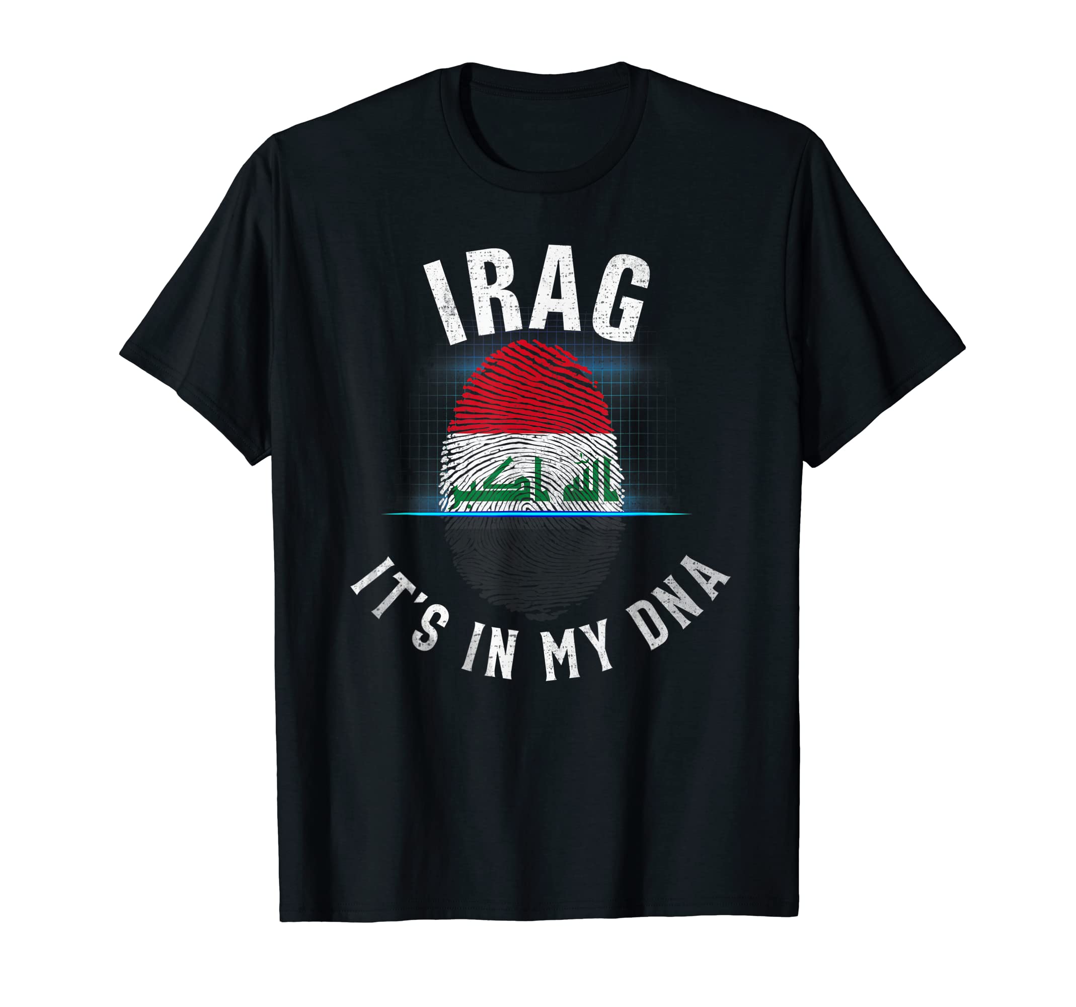 Iraq Flag It Is My Dna Iraqi Gift T-Shirt - Trendy Graphic for Adults - T-Shirt, Sweatshirt, Hoodie