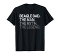 Beagle Dad Myth Legend Gift T-Shirt - Novelty Apparel for Adults - T-Shirt, Sweatshirt, Hoodie