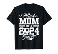 Proud Mom 2024 Senior Graduate Soccer T-Shirt - Custom Art Print Unisex - T-Shirt, Sweatshirt, Hoodie