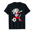 Dab Dalmatian Dominican Republic Soccer T-Shirt - Trendy Graphic Unisex - T-Shirt, Sweatshirt, Hoodie