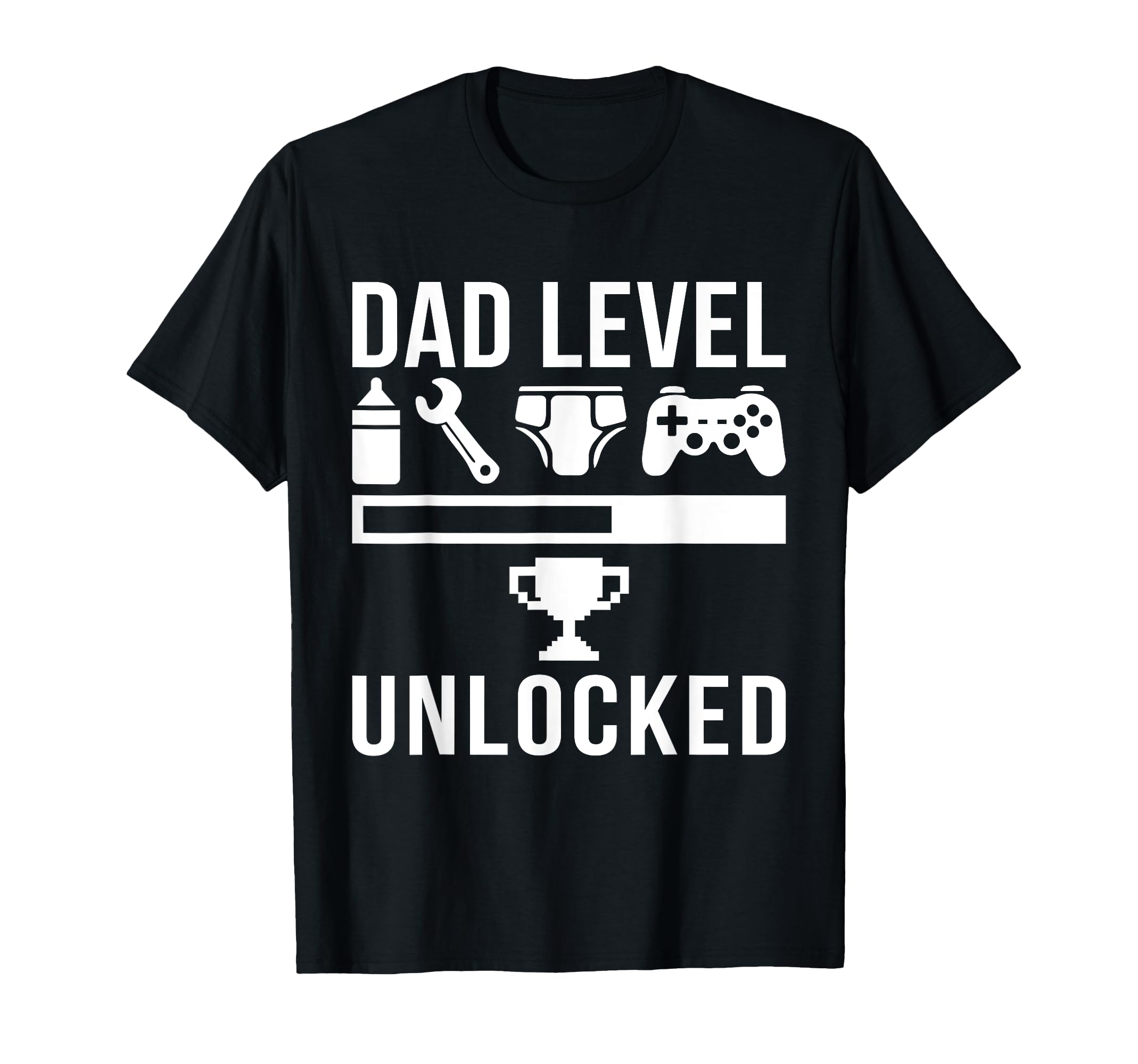 Dad Level Unlocked New Dad Gamer Nerd T-Shirt - Streetwear Style Unisex - T-Shirt, Sweatshirt, Hoodie