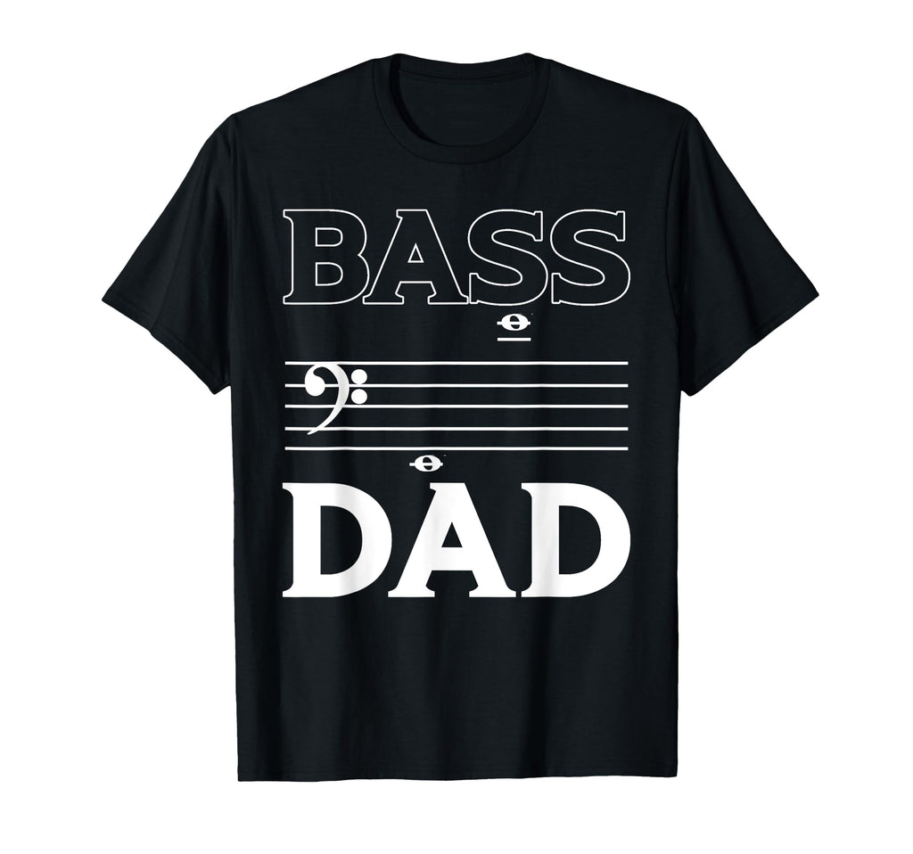 Bass Dad Music Choir Musician Theater T-Shirt - Minimalist Print Unisex - T-Shirt, Sweatshirt, Hoodie