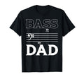 Bass Dad Music Choir Musician Theater T-Shirt - Minimalist Print Unisex - T-Shirt, Sweatshirt, Hoodie
