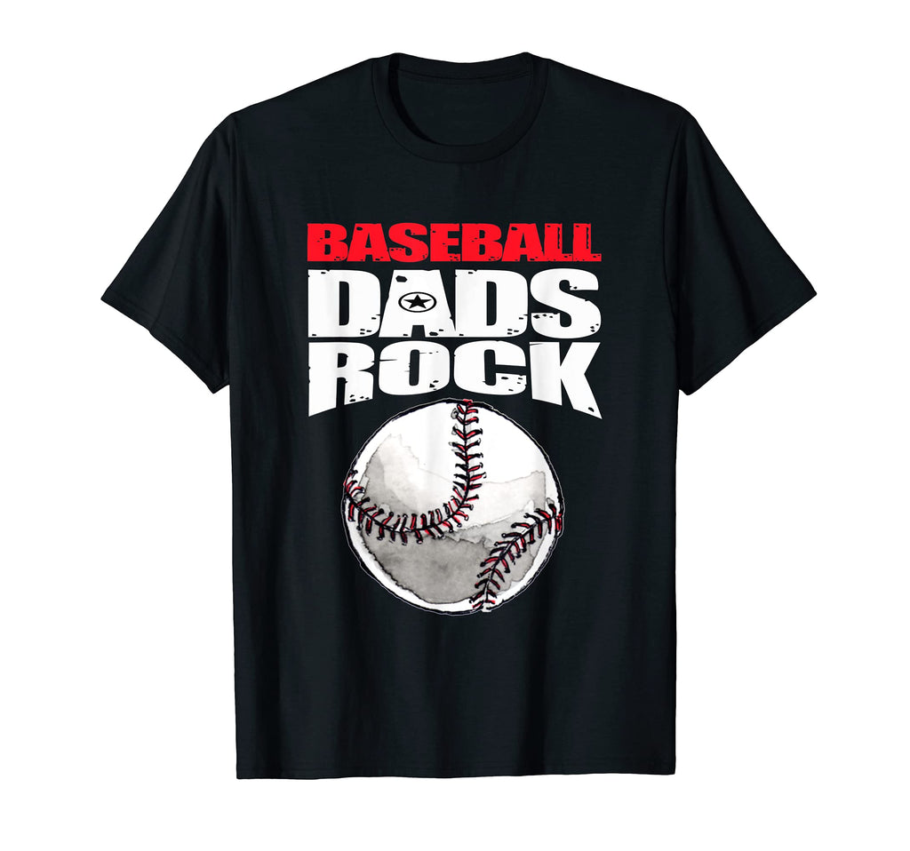 Mens Play Strong Baseball Dads Rock T-Shirt - Fun Novelty Design Unisex - T-Shirt, Sweatshirt, Hoodie