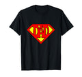 Superdad Super Dad Super Hero T-Shirt - Custom Art Print Men Women - T-Shirt, Sweatshirt, Hoodie