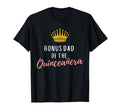 Quinceanera Bonus Dad Stepdad Rose 15 T-Shirt - Aesthetic Graphic Unisex - T-Shirt, Sweatshirt, Hoodie