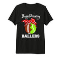 Busy Raising Ballers Funny Football T-Shirt - Graphic Print Men Women - T-Shirt, Sweatshirt, Hoodie