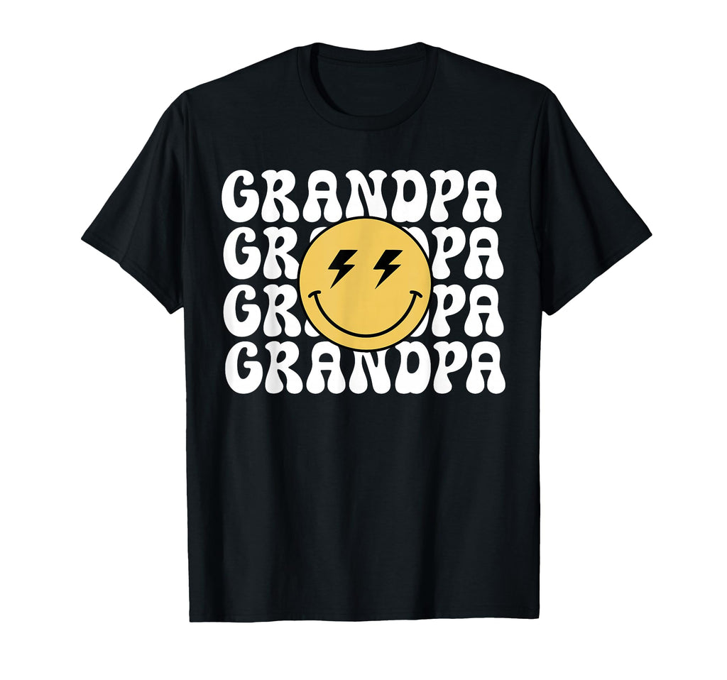 Grandpa One Happy Family Birthday Theme T-Shirt - Custom Art Print Unisex - T-Shirt, Sweatshirt, Hoodie