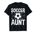 Soccer Aunt Heart Sport Lover Auntie T-Shirt - Trendy Graphic Unisex - T-Shirt, Sweatshirt, Hoodie