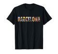 Barcelona Souvenir Spanish Vacation Gift T-Shirt - Custom Art Print Unisex - T-Shirt, Sweatshirt, Hoodie
