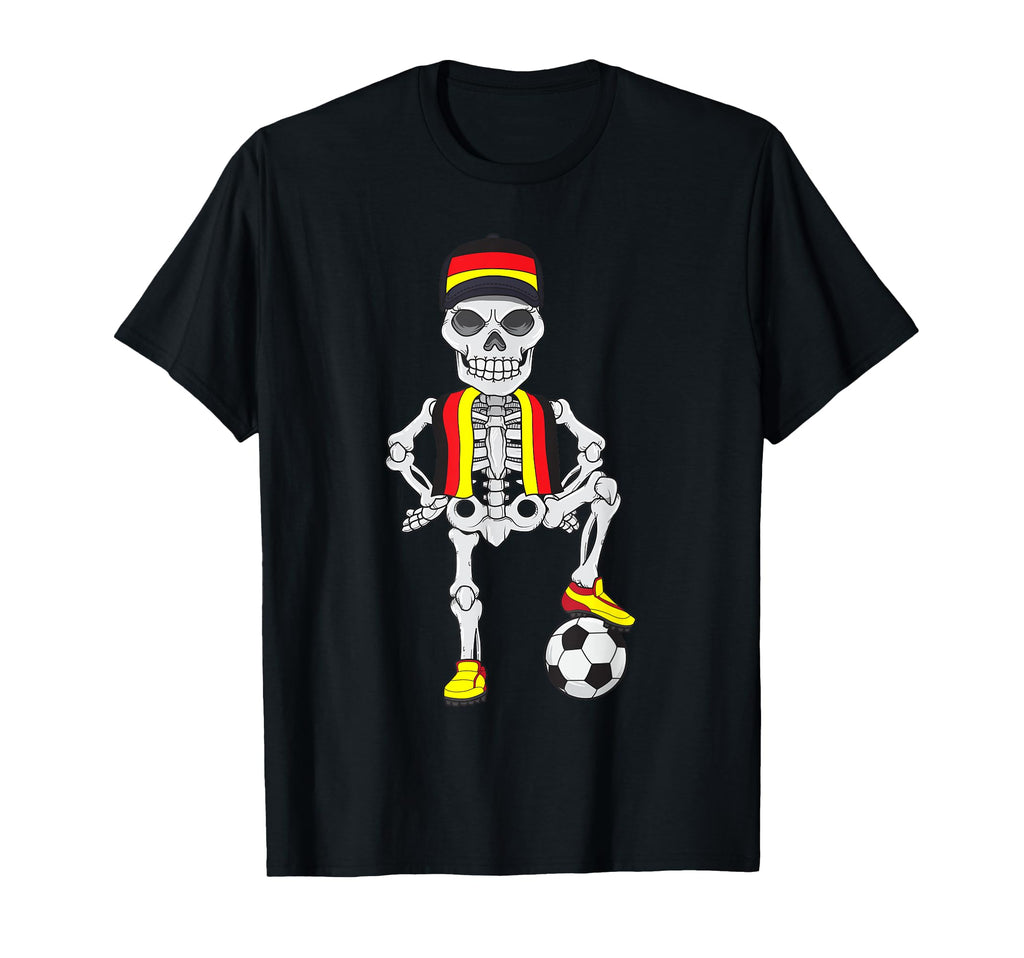 Germany Soccer Skeleton Fan Team T-Shirt - Streetwear Style Men Women - T-Shirt, Sweatshirt, Hoodie