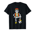 Germany Soccer Skeleton Fan Team T-Shirt - Streetwear Style Men Women - T-Shirt, Sweatshirt, Hoodie