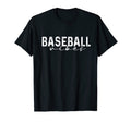 Baseball Vibes Mom Dad Baseball Softball T-Shirt - Streetwear Style Unisex - T-Shirt, Sweatshirt, Hoodie