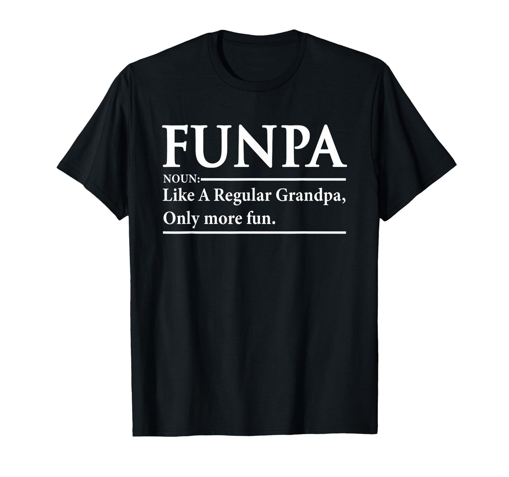 Funpa Grandpa Like Regular Grandpa T-Shirt - Minimalist Print for Adults - T-Shirt, Sweatshirt, Hoodie