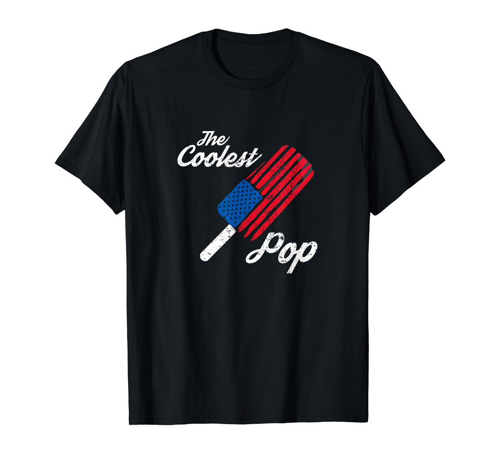 Mens Coolest Pop Funny Patriotic T-Shirt - Minimalist Print for Adults - T-Shirt, Sweatshirt, Hoodie