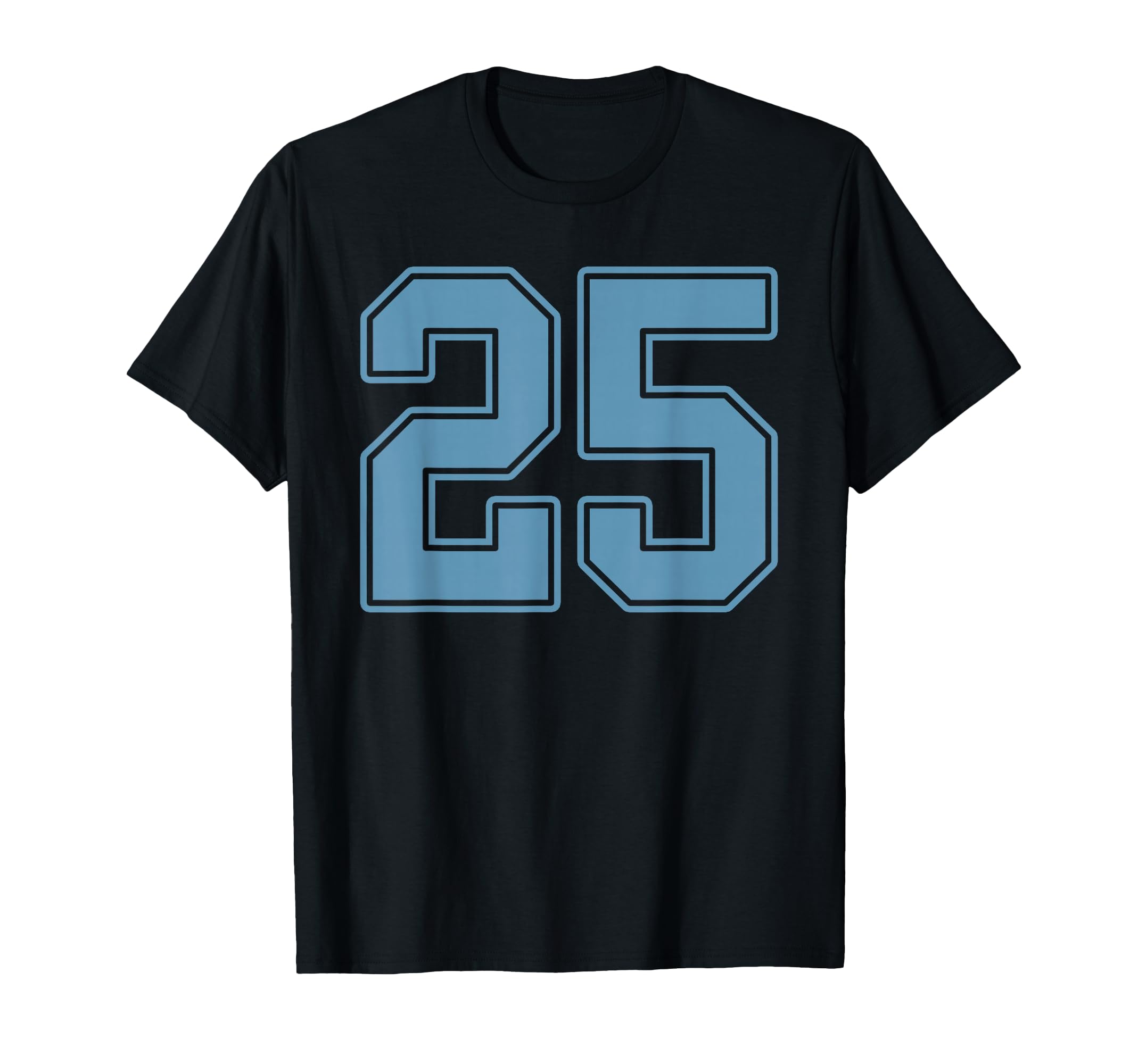 Light Blue Number 25 Jersey Player T-Shirt - Casual Everyday Wear Unisex - T-Shirt, Sweatshirt, Hoodie