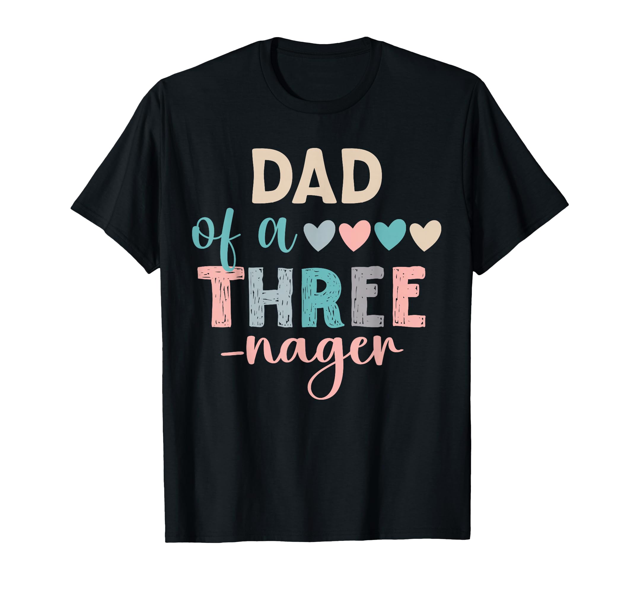 Dad Threenager 3Rd Birthday Matching T-Shirt - Aesthetic Graphic Men Women - T-Shirt, Sweatshirt, Hoodie