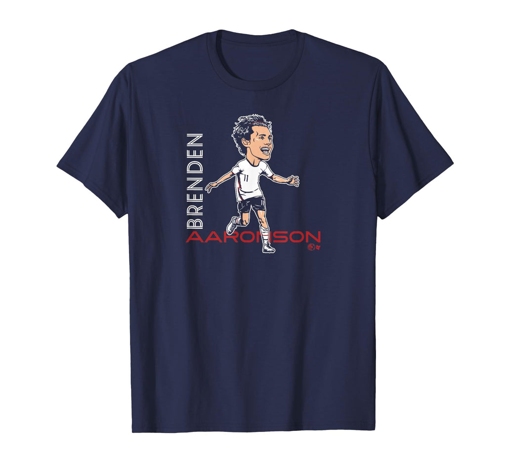 Brenden Aaronson Caricature United T-Shirt - Custom Art Print Men Women - T-Shirt, Sweatshirt, Hoodie