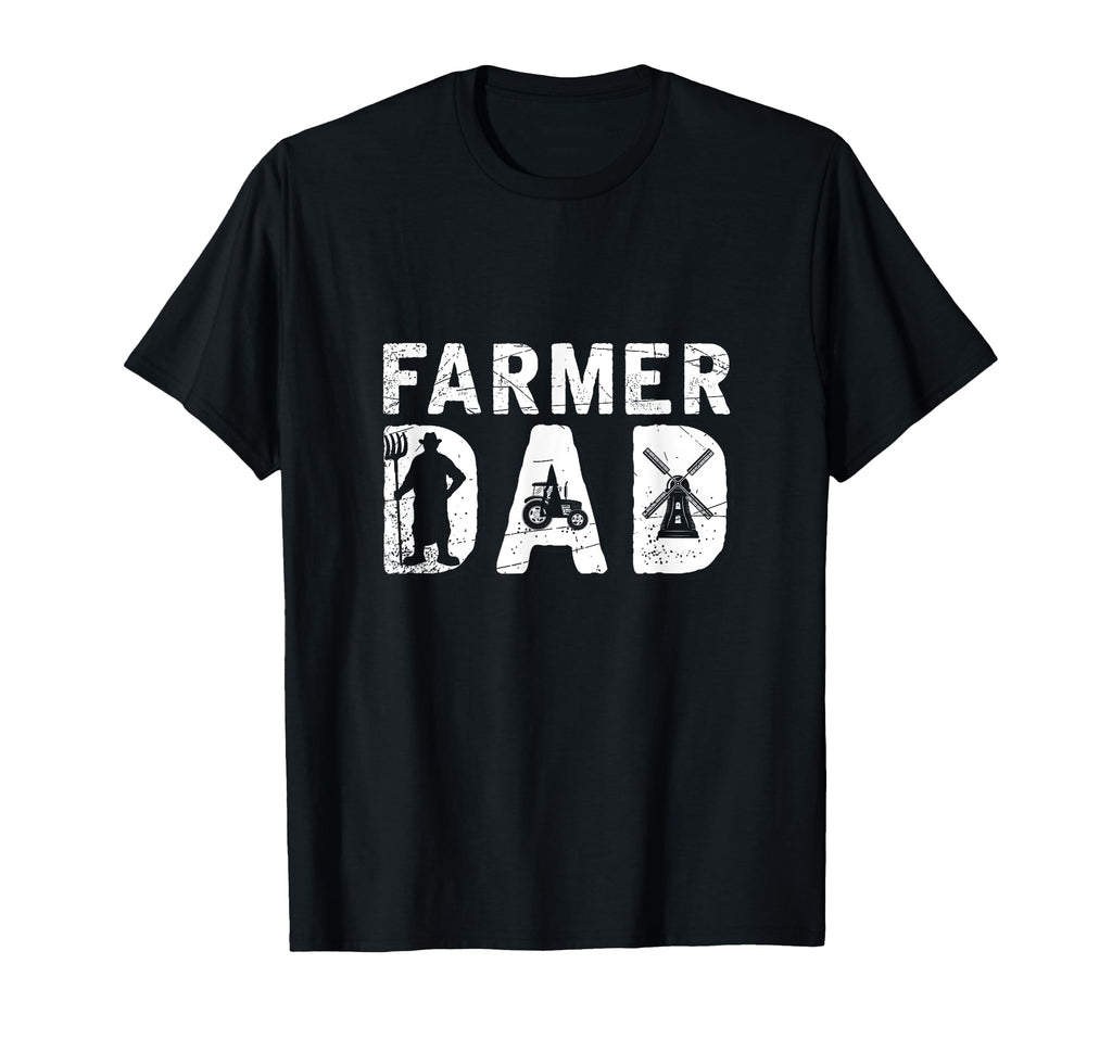Farmer Dad Tractor Farming T-Shirt - Casual Everyday Wear Men Women - T-Shirt, Sweatshirt, Hoodie
