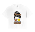 Busy Raising Ballers Softball And Hoodie - Graphic Print for Adults - T-Shirt, Sweatshirt, Hoodie