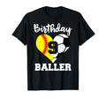 9Th Birthday Baller Funny 9 Year T-Shirt - Casual Everyday Wear Men Women - T-Shirt, Sweatshirt, Hoodie