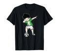 Dabbing Soccer Nigeria Football T-Shirt - Casual Everyday Wear Men Women - T-Shirt, Sweatshirt, Hoodie