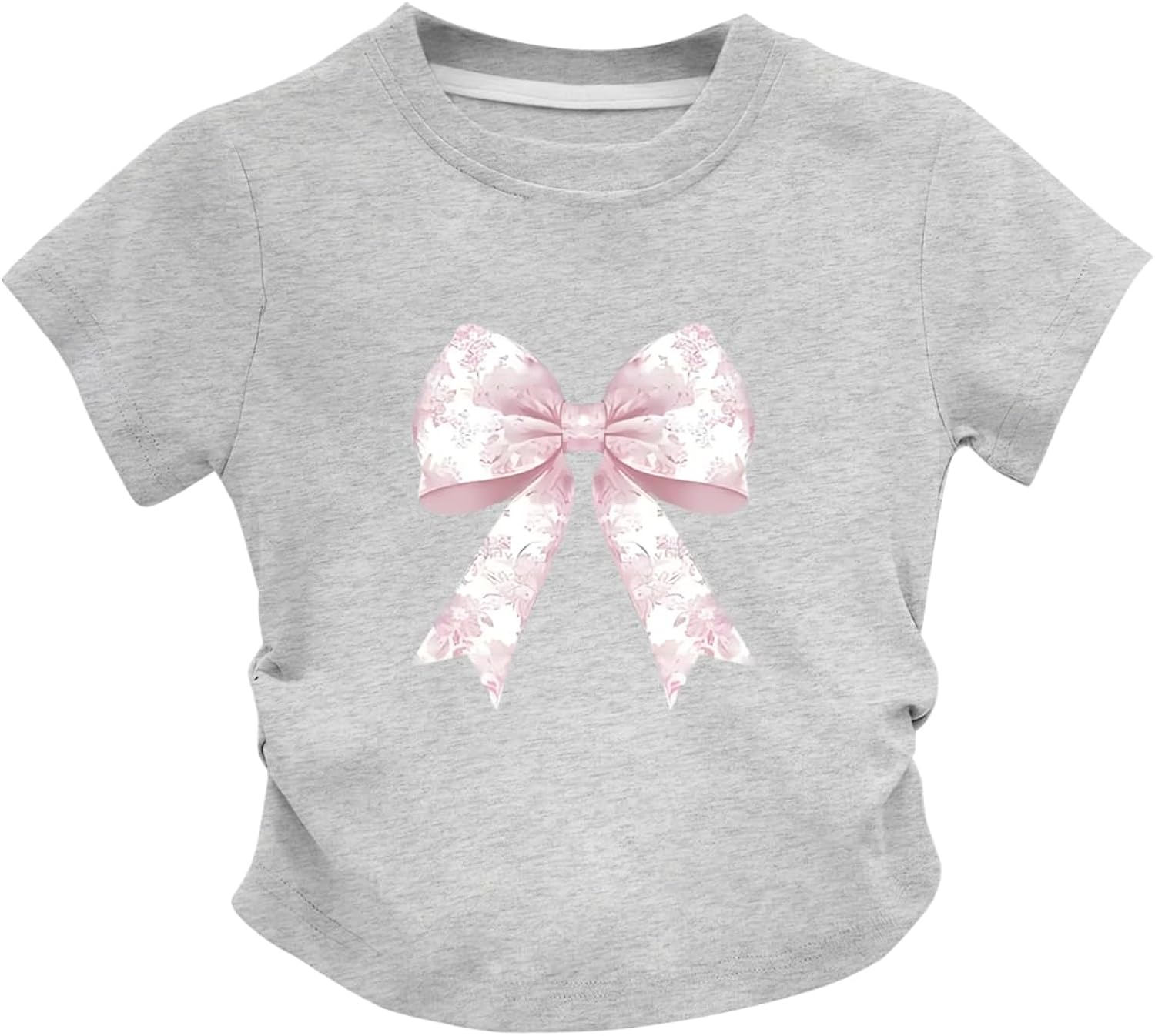 Cute Pink Bow Preppy for Girls Kids Aesthetic Graphic - Adult & Kids T-Shirts, Sweatshirts & Hoodies apparel design preview 1