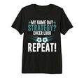 My Game Day Strategy Cheer Loud T-Shirt - Aesthetic Graphic Men Women - T-Shirt, Sweatshirt, Hoodie