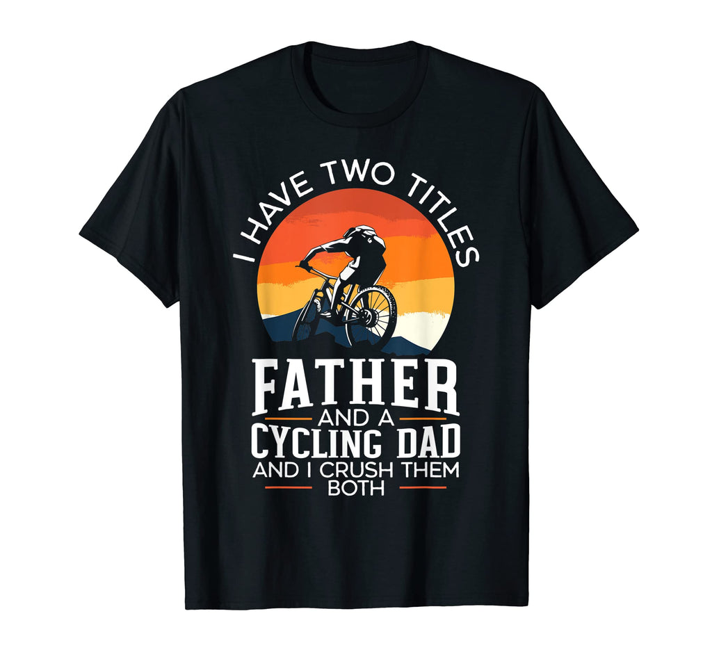 Mens Cycling Dad Biking Mountain Bike T-Shirt - Custom Art Print Unisex - T-Shirt, Sweatshirt, Hoodie