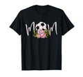 Soccer Mom Floral Funny Mommy T-Shirt - Minimalist Print for Adults - T-Shirt, Sweatshirt, Hoodie