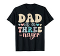 Dad Threenager 3Rd Birthday Matching T-Shirt - Unique Graphic Unisex - T-Shirt, Sweatshirt, Hoodie