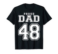 Number 48 Custom Proud Soccer T-Shirt - Fun Novelty Design Men Women - T-Shirt, Sweatshirt, Hoodie