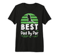 Best Dad Par Golf Tri Blend T-Shirt - Casual Everyday Wear Men Women - T-Shirt, Sweatshirt, Hoodie