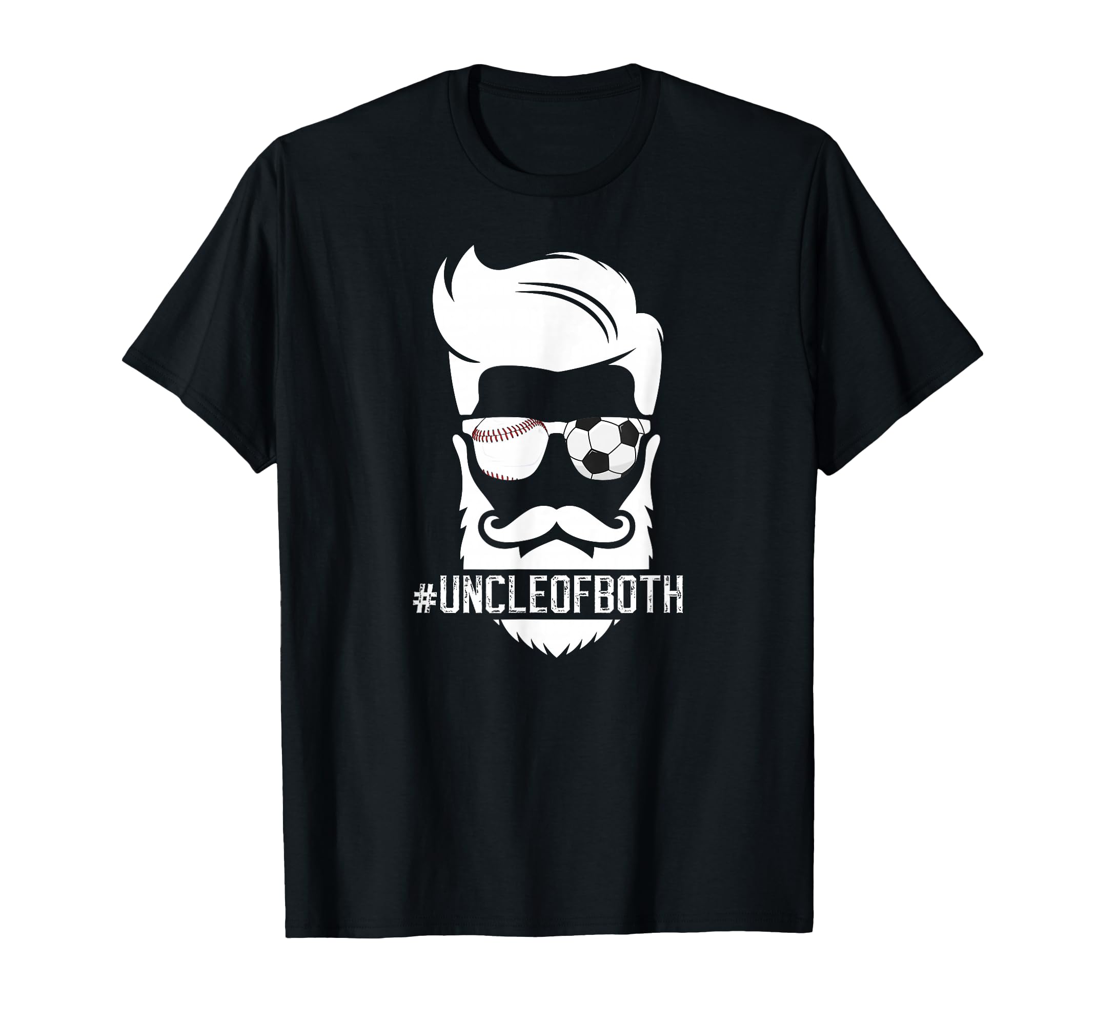 Uncle Both Baseball Soccer Uncle Ballers T-Shirt - Unique Graphic Unisex - T-Shirt, Sweatshirt, Hoodie