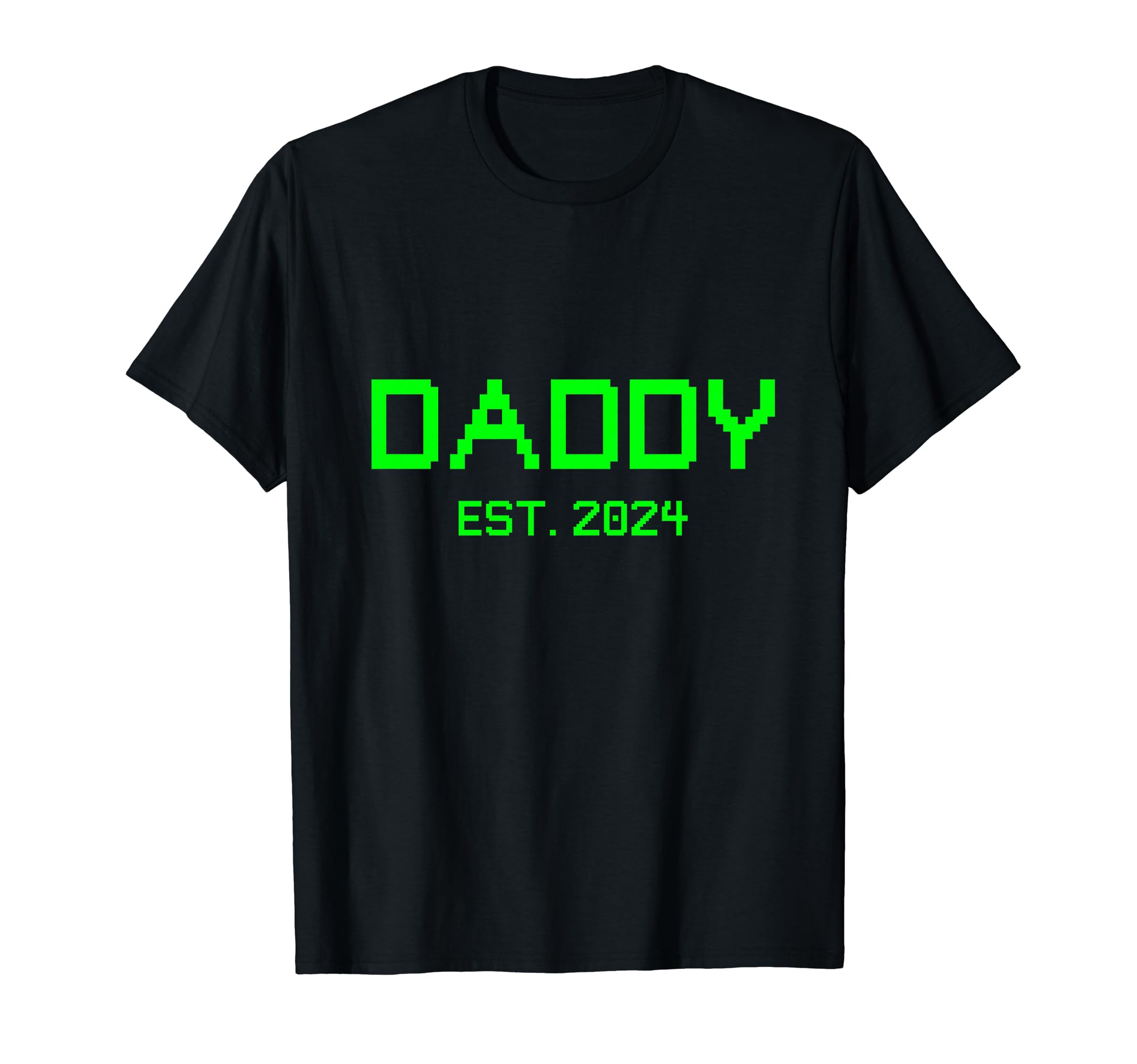Daddy Est 2024 Gamer Daddy 2024 New T-Shirt - Aesthetic Graphic for Adults - T-Shirt, Sweatshirt, Hoodie