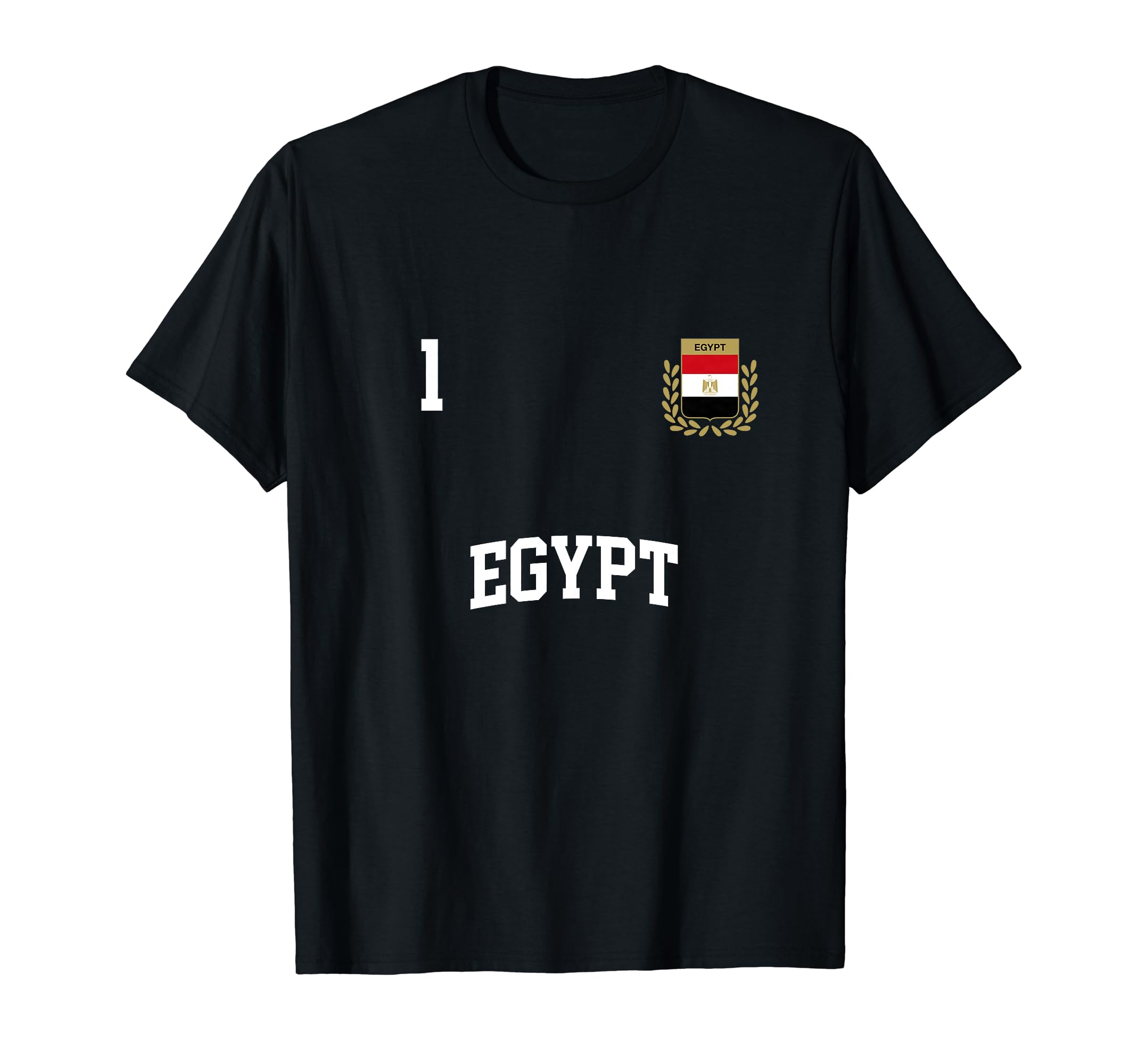 Egypt Team Sports Number 1 Soccer T-Shirt - Aesthetic Graphic Unisex - T-Shirt, Sweatshirt, Hoodie