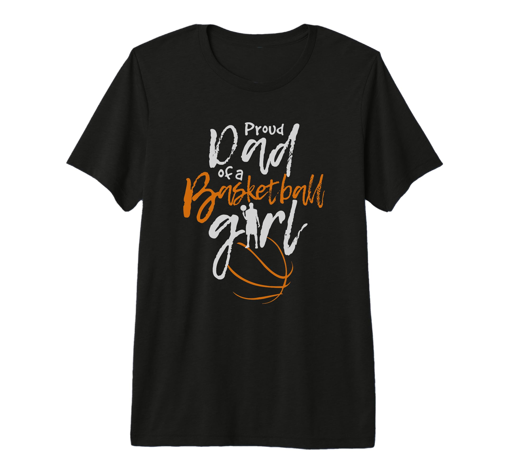 Proud Dad Basketball Tri Blend T-Shirt - Fun Novelty Design Men Women - T-Shirt, Sweatshirt, Hoodie