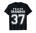 Number 37 Custom Proud Soccer Futbol T-Shirt - Unique Graphic Unisex - T-Shirt, Sweatshirt, Hoodie