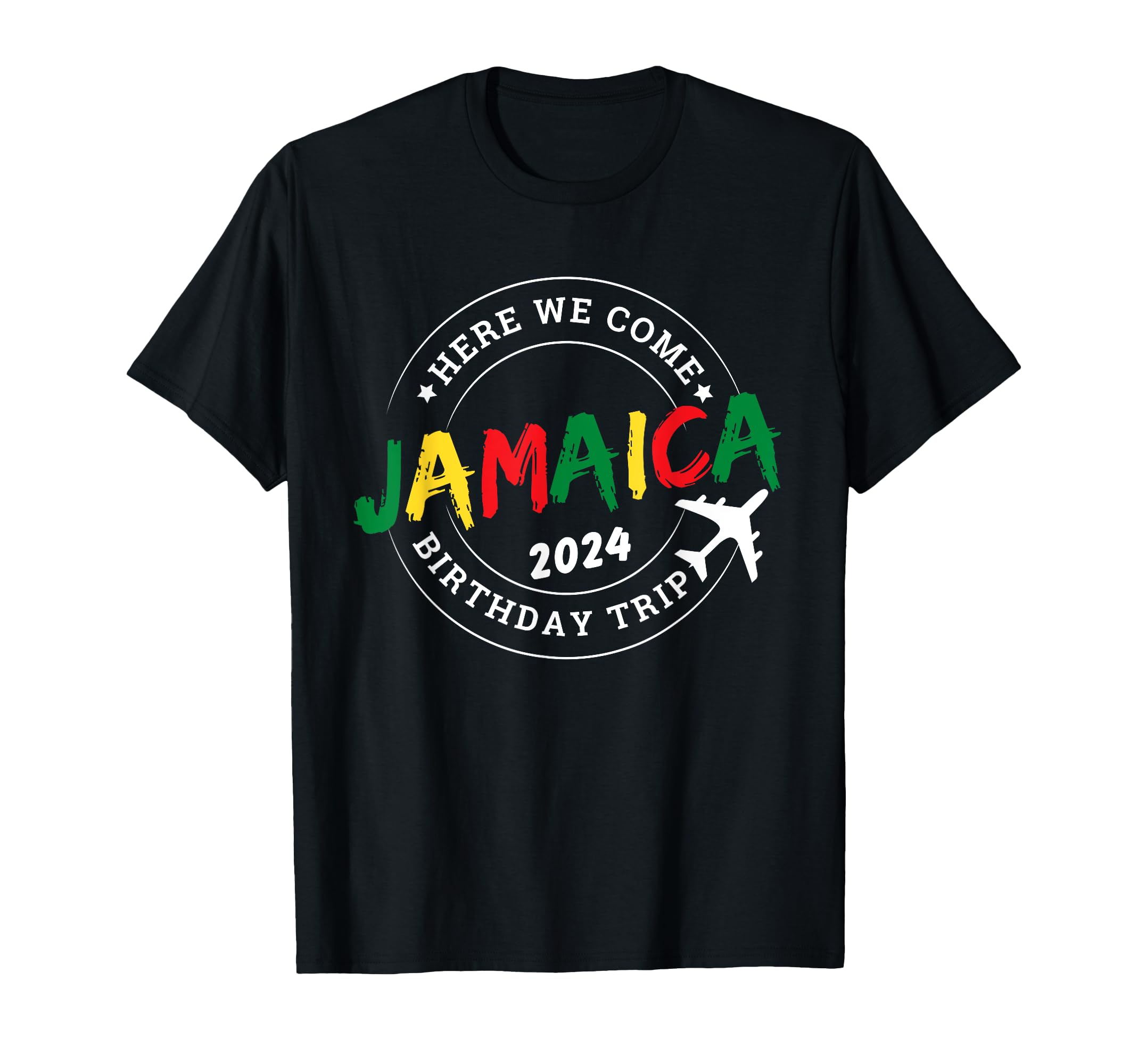 Jamaica Birthday Trip 2024 Family T-Shirt - Custom Art Print for Adults - T-Shirt, Sweatshirt, Hoodie