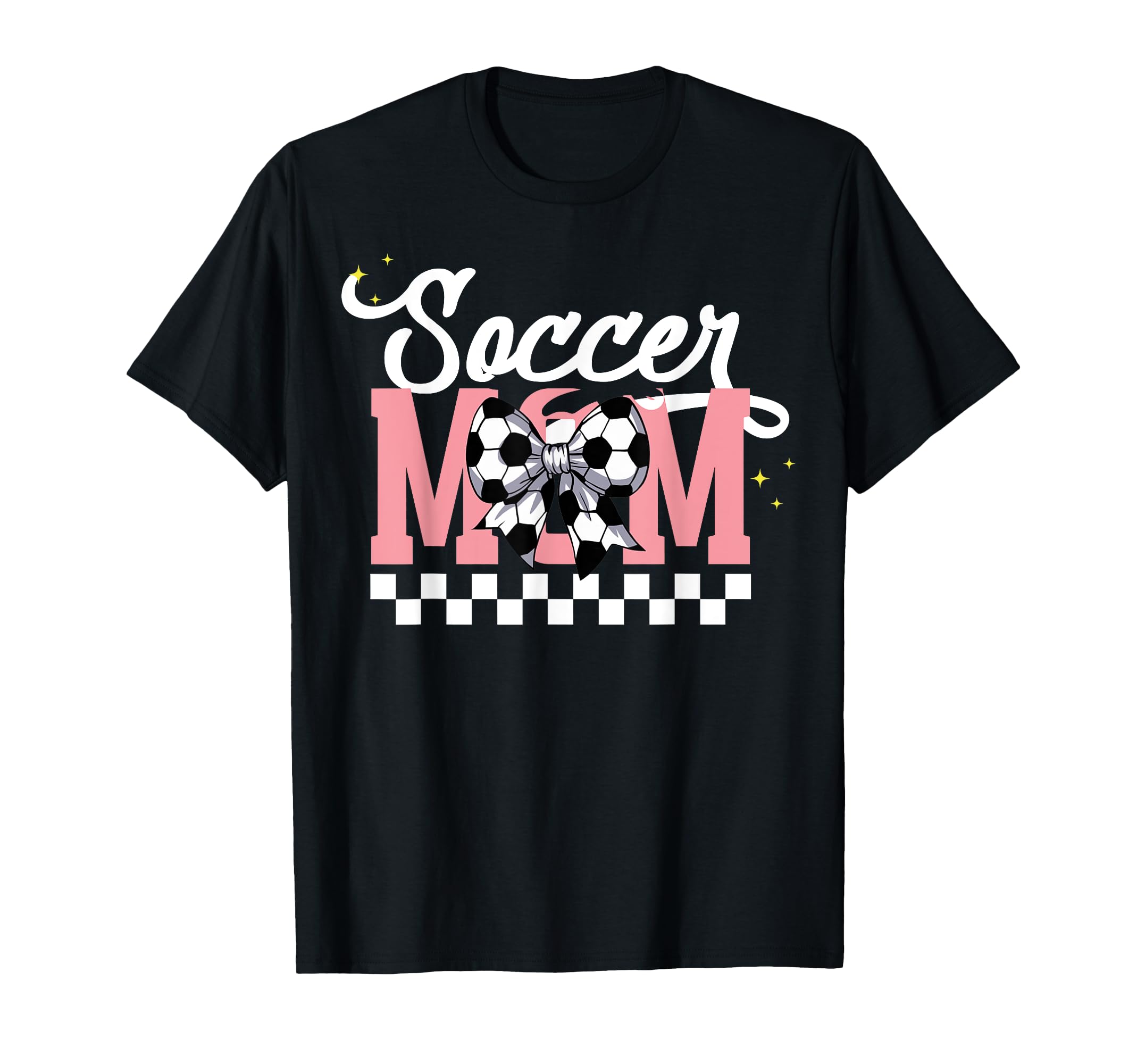 Soccer Mom Bow T-Shirt - Fun Novelty Design Men Women - T-Shirt, Sweatshirt, Hoodie