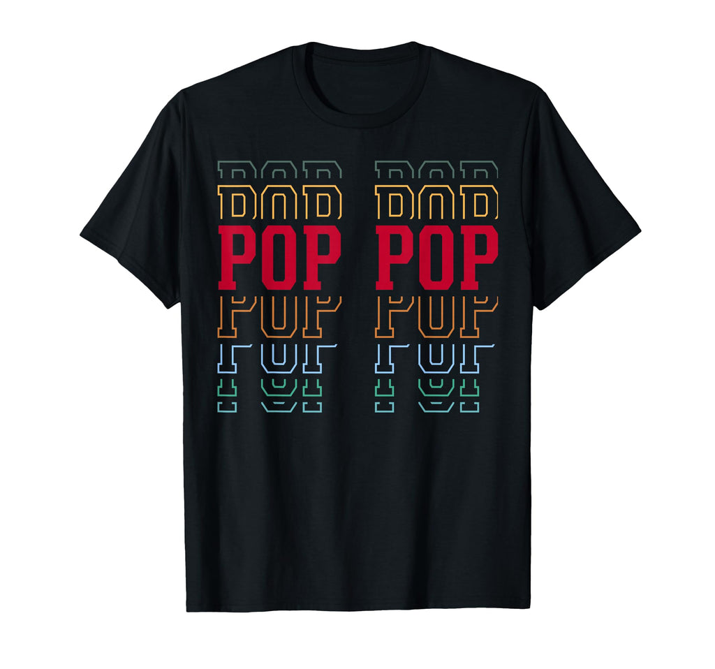 Pop Pop Funny Athletic Lettering T-Shirt - Streetwear Style for Adults - T-Shirt, Sweatshirt, Hoodie